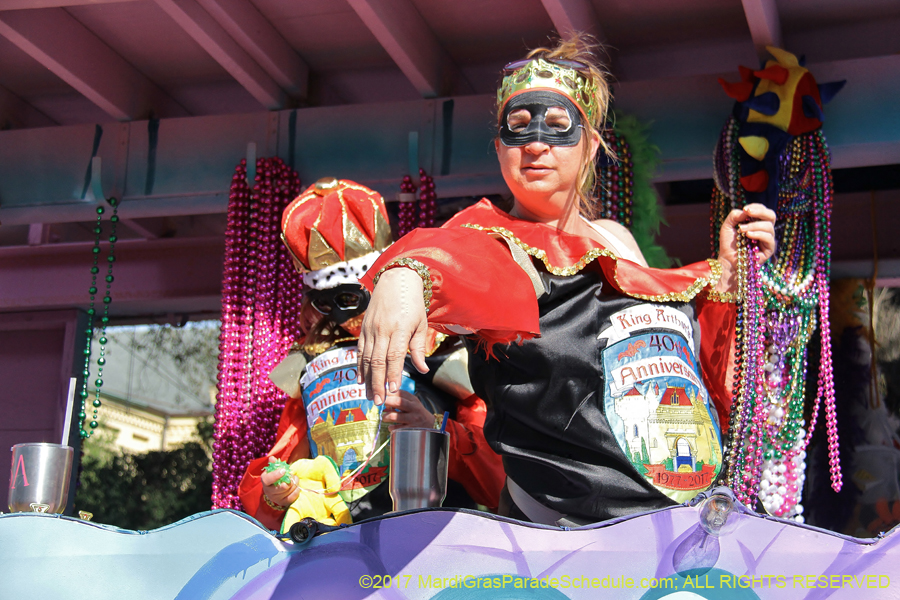 2017 Krewe of King Arthur presents "Right Back Where We Started