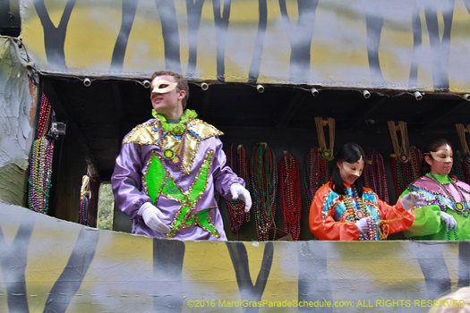 2016 New Orleans Blaine Kern Mardi Gras float - photo by Jules Richard
