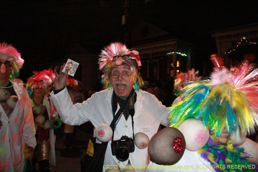 Masker in Krewe du Vieux parade 2015 - photo by Jules Richard