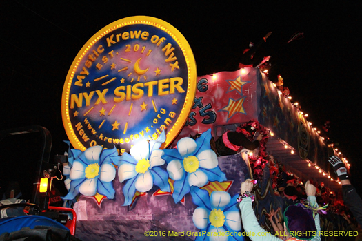 Fortune smiles pn the Mystic Krewe of Nyx - photo by Jules Richard