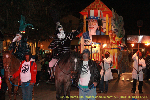 No this is Mardi Gras New Orleans, Knights of Chaos - photo by Jules Richard