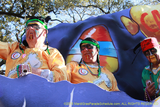 riders in the Krewe of Choctaw - photo by Jules Richard