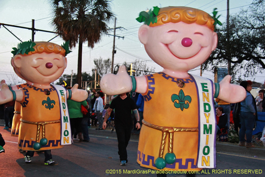 Marching Endymion Men - photo by Jules Richard
