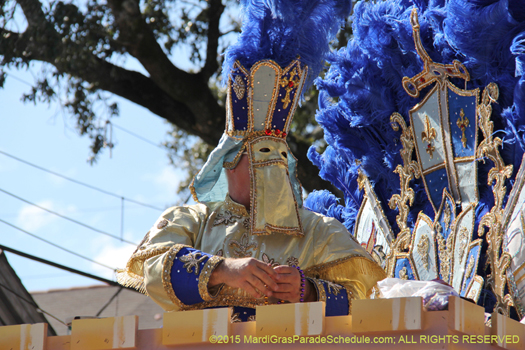 Now that is how the Krewe of King Arthur rolls - photo by Jules Richard