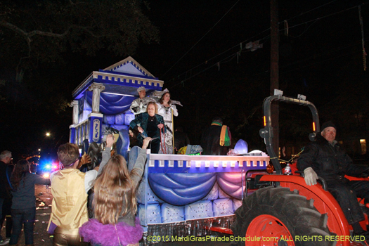 King and Queen of Krewe of Morpheus 2015 - photo by Jules richard
