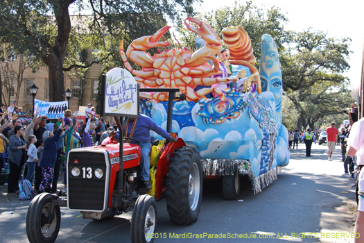 New Orleans Mardi Gras Parade photo, Krewe of Pontchartrain 2015 - photograph by Jules Richard