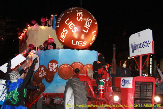 A nights of satire and good times at the Krewe of Muses parade - photo by Jules Richard