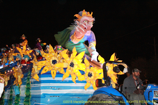 Float in the Krewe of Endymion - photo by Jules Richard